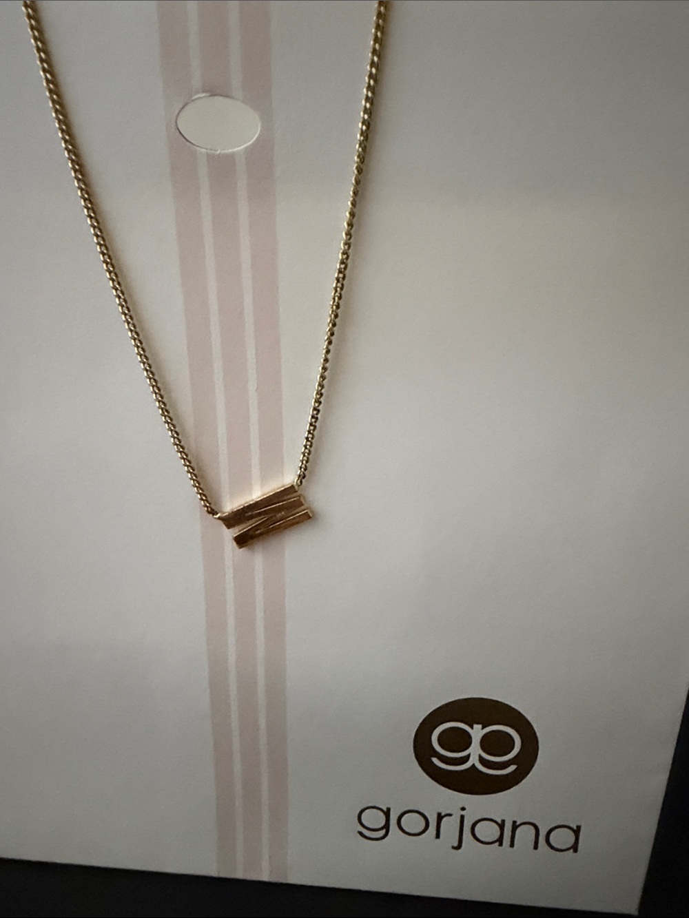 Gorjana M Pendant Necklace
